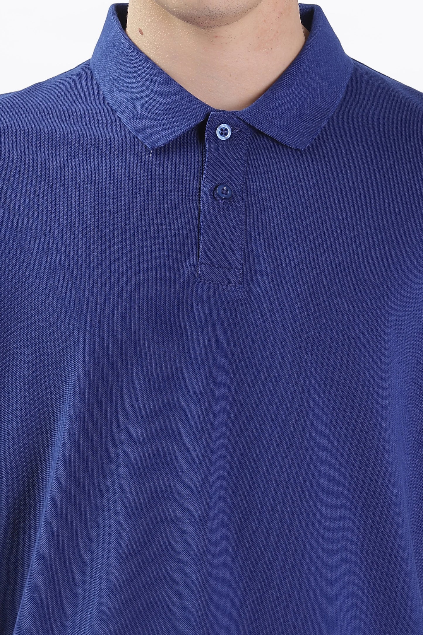 Men’s Soft Cotton Polo T-Shirt (Feathery Series) - Royal Blue | PallyWear