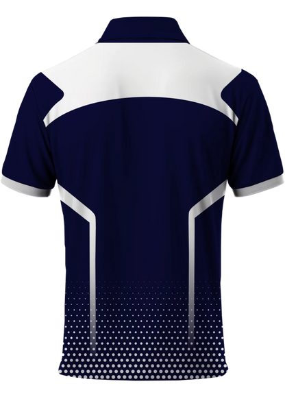 Performance Dry-Fit Sports T-Shirt - Black - Collar Neck | PallyWear