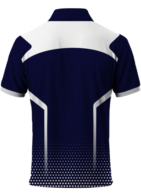 Performance Dry-Fit Sports T-Shirt - Black - Collar Neck | PallyWear