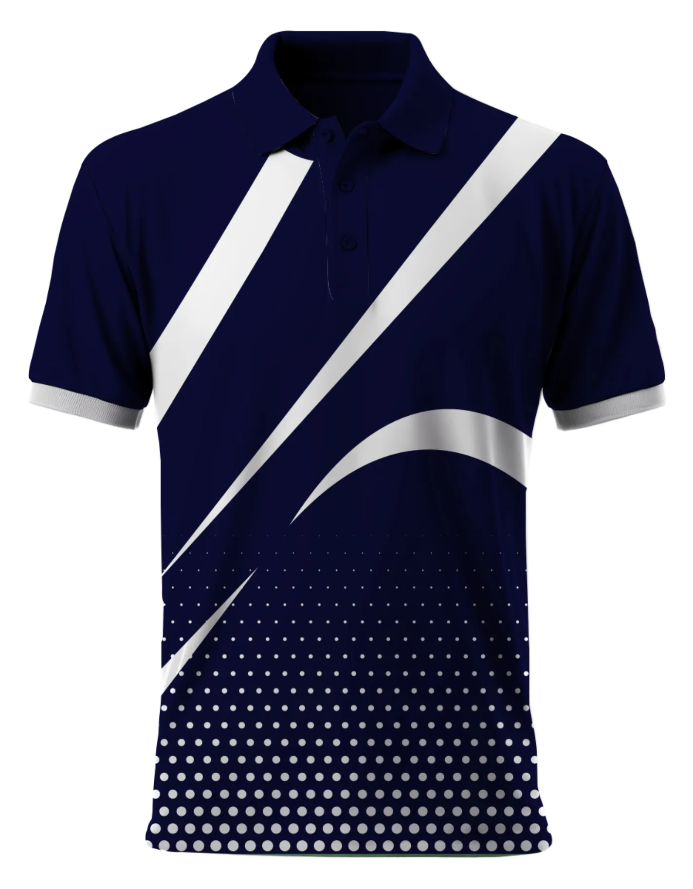 Performance Dry-Fit Sports T-Shirt - Black - Collar Neck | PallyWear