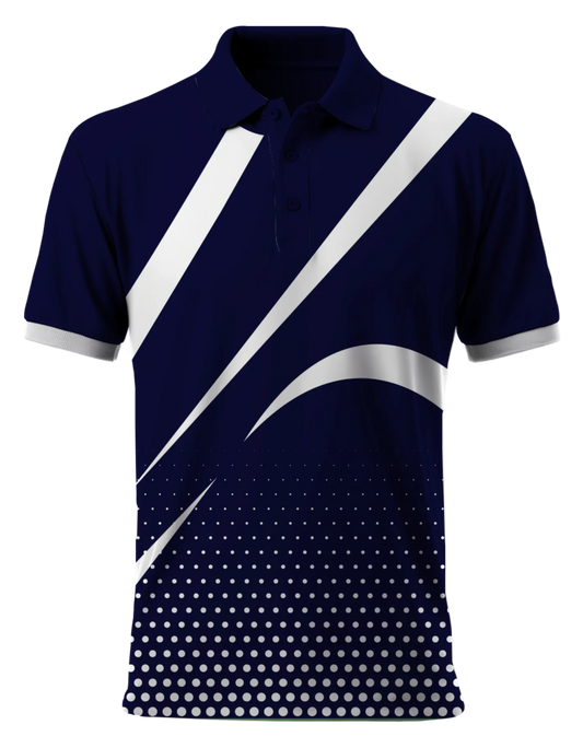 Performance Dry-Fit Sports T-Shirt - Black - Collar Neck | PallyWear