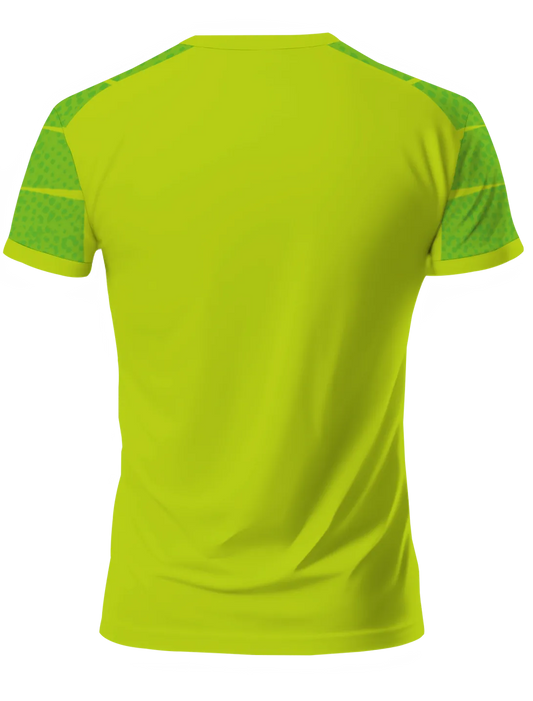 Performance Dry-Fit Sports T-Shirt - Green - Crew Neck | PallyWear
