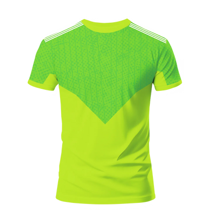 Performance Dry-Fit Sports T-Shirt - Green - Crew Neck | PallyWear