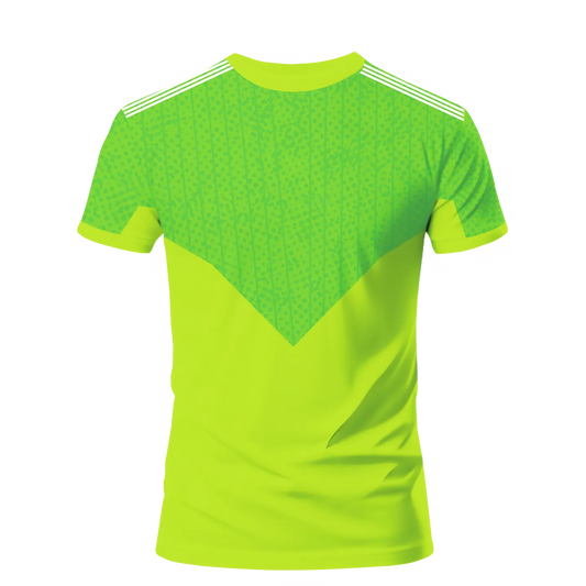 Performance Dry-Fit Sports T-Shirt - Green - Crew Neck | PallyWear