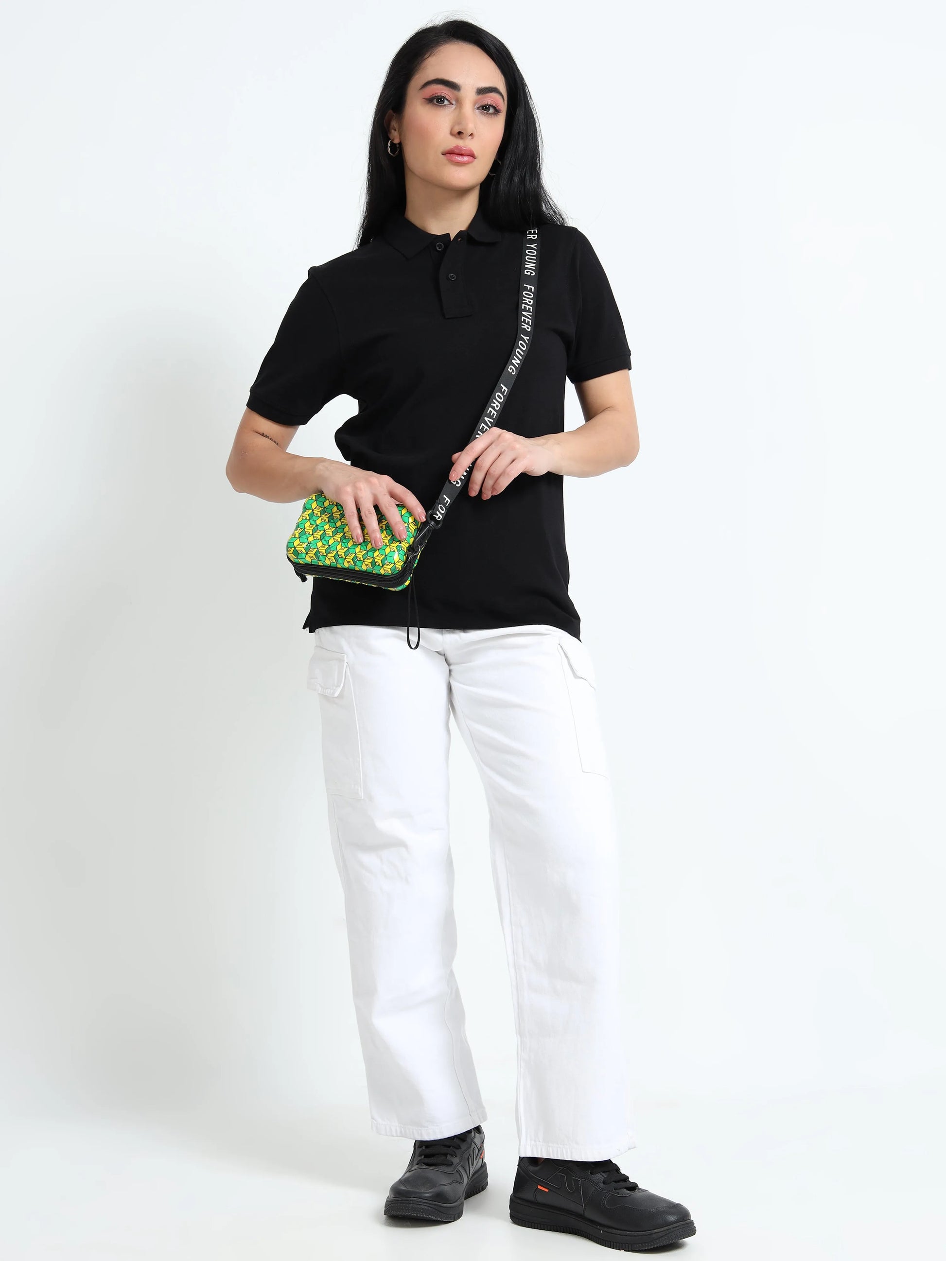 Women’s Comfort Cotton Polo - Black | PallyWear