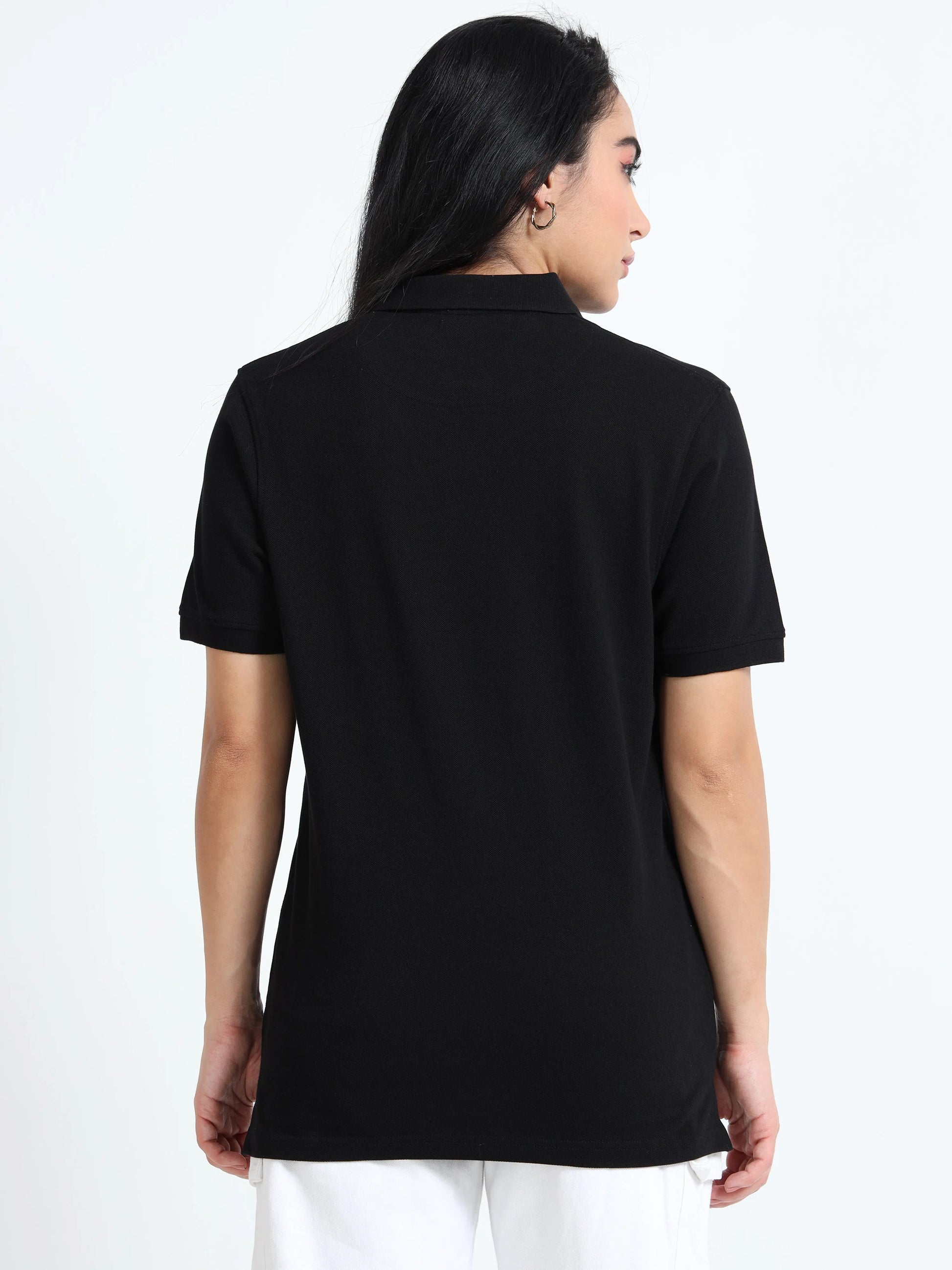 Women’s Comfort Cotton Polo - Black | PallyWear