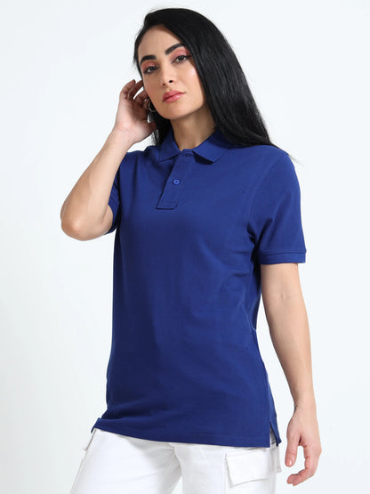 Women’s Comfort Cotton Polo - Blue | PallyWear