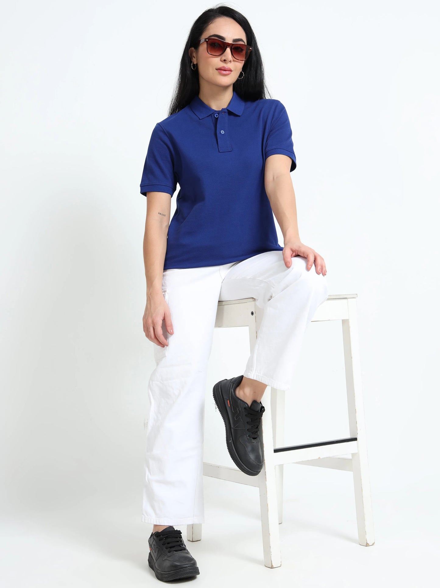 Women’s Comfort Cotton Polo - Blue | PallyWear