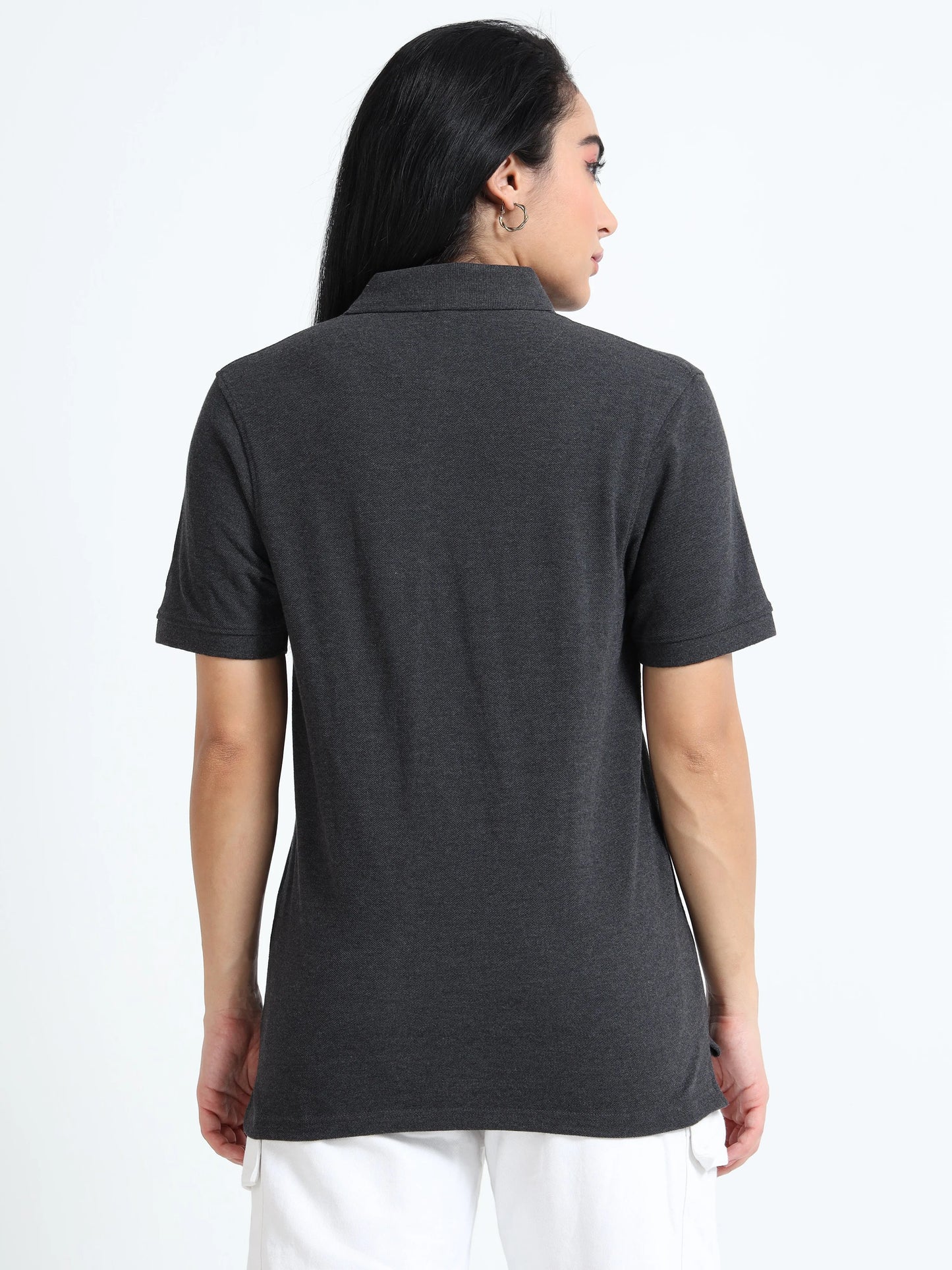 Women’s Comfort Cotton Polo - Dark Grey | PallyWear