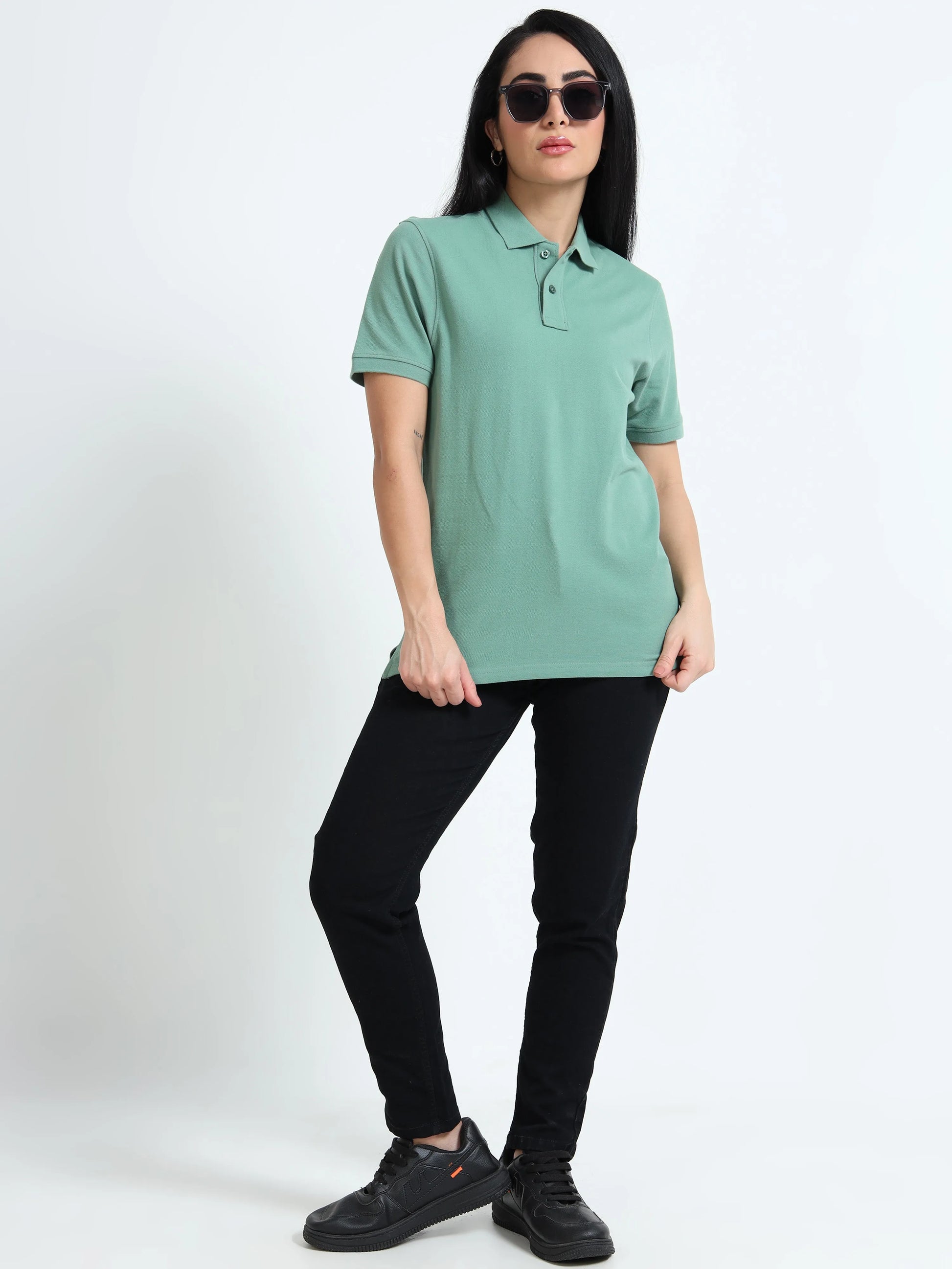 Women’s Comfort Cotton Polo - Green | PallyWear