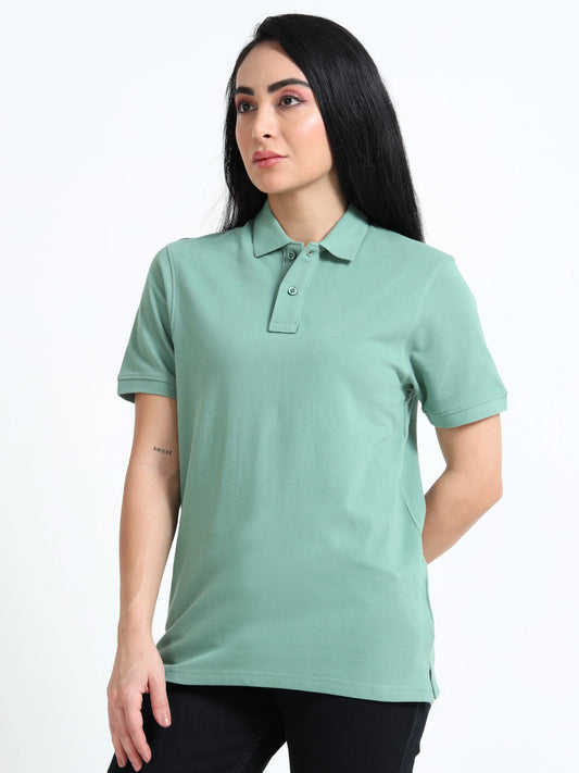 Women’s Comfort Cotton Polo - Green | PallyWear