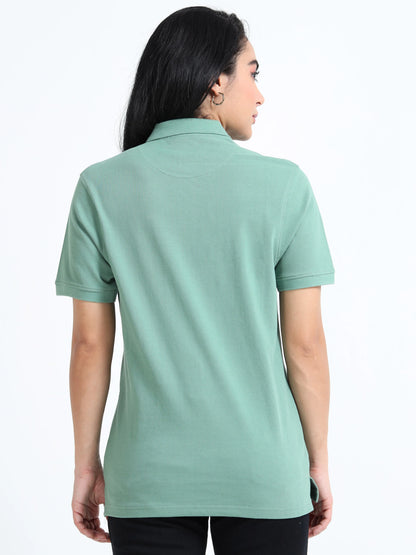 Women’s Comfort Cotton Polo - Green | PallyWear