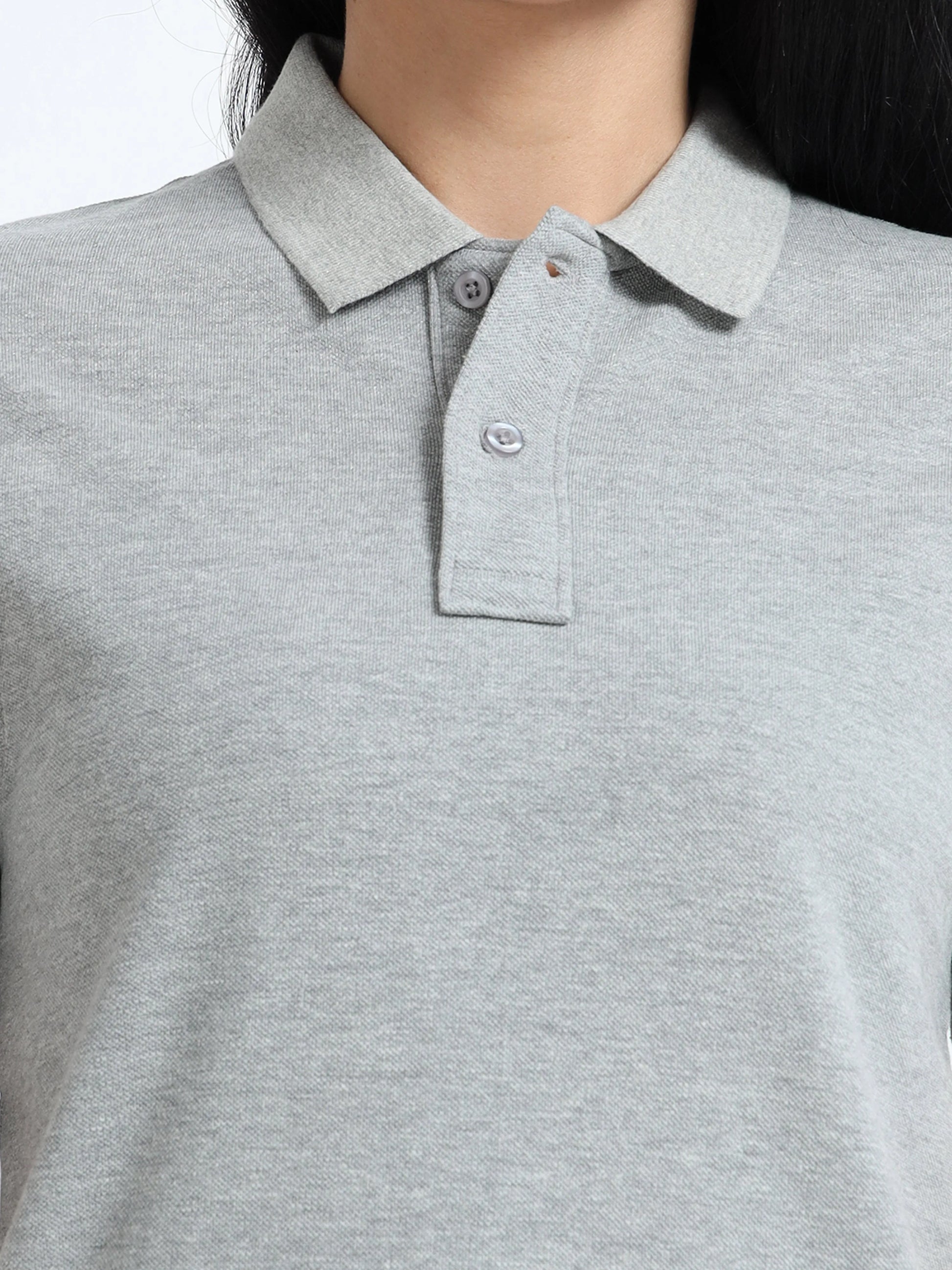 Women’s Comfort Cotton Polo - Light Grey | PallyWear