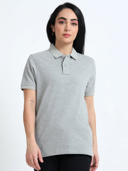 Women’s Comfort Cotton Polo - Light Grey | PallyWear