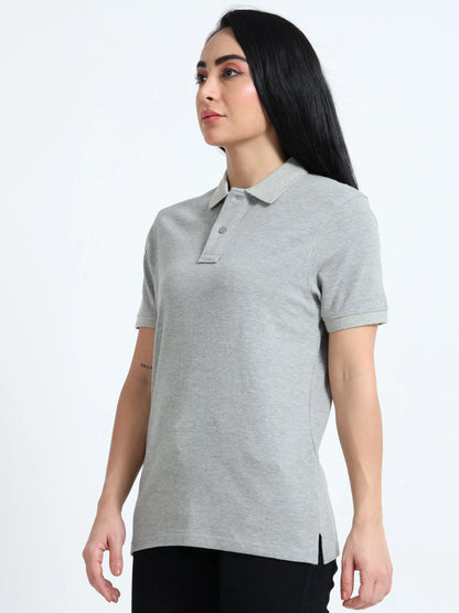 Women’s Comfort Cotton Polo - Light Grey | PallyWear