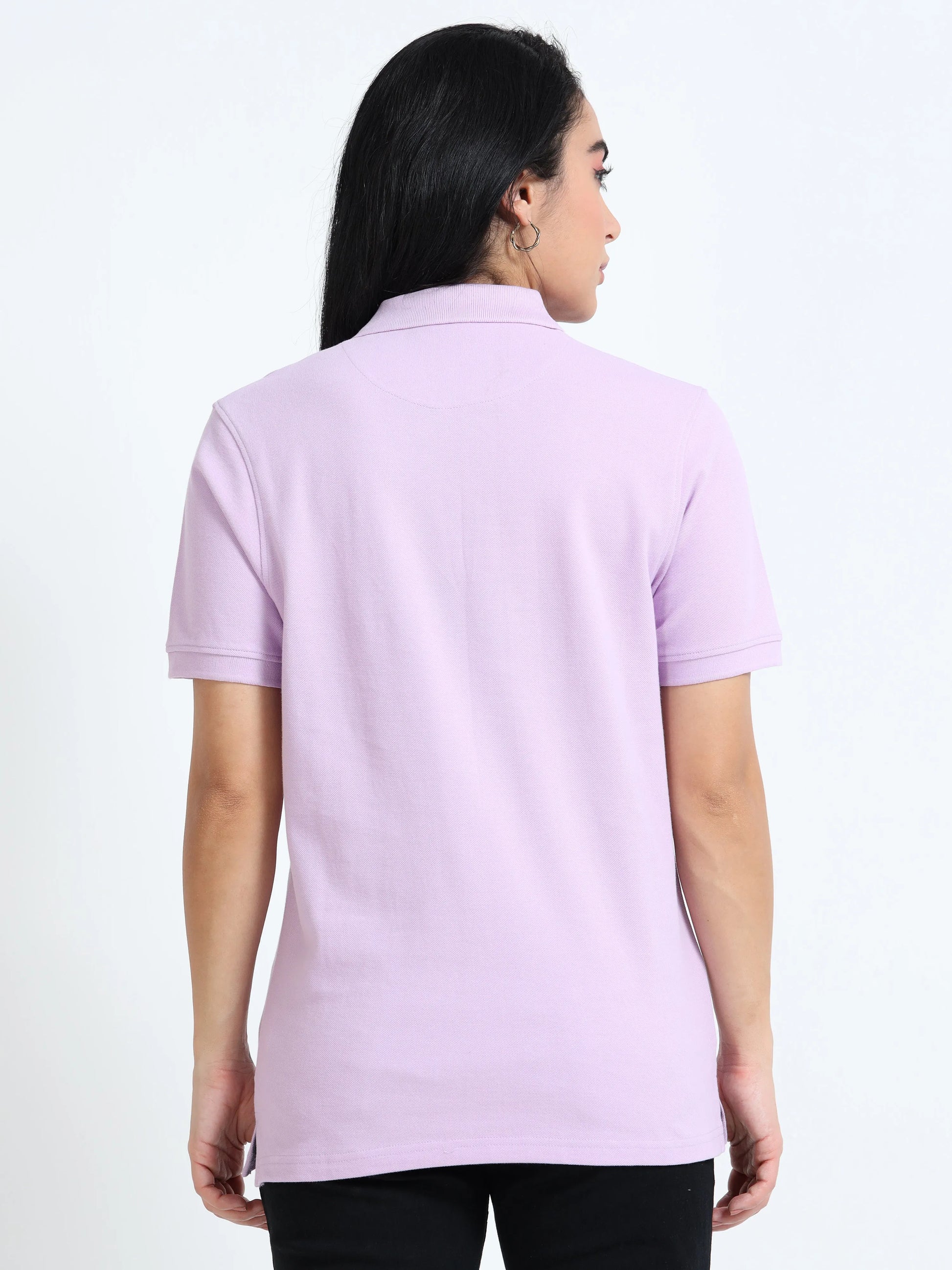 Women’s Comfort Cotton Polo - Lilac Purple | PallyWear