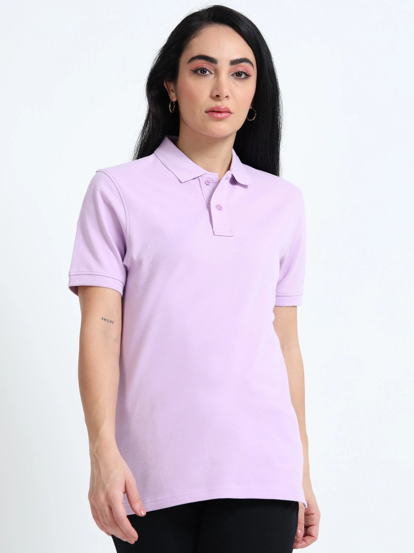Women’s Comfort Cotton Polo - Lilac Purple | PallyWear