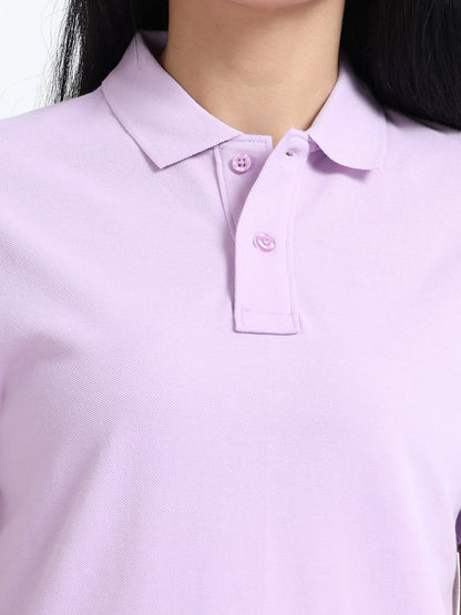 Women’s Comfort Cotton Polo - Lilac Purple | PallyWear