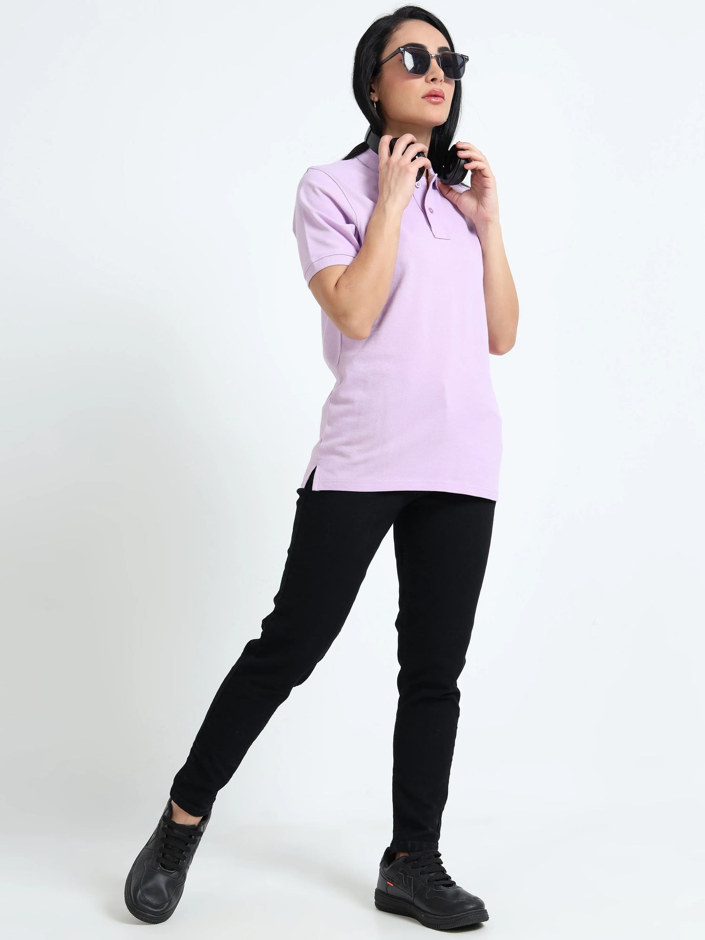 Women’s Comfort Cotton Polo - Lilac Purple | PallyWear