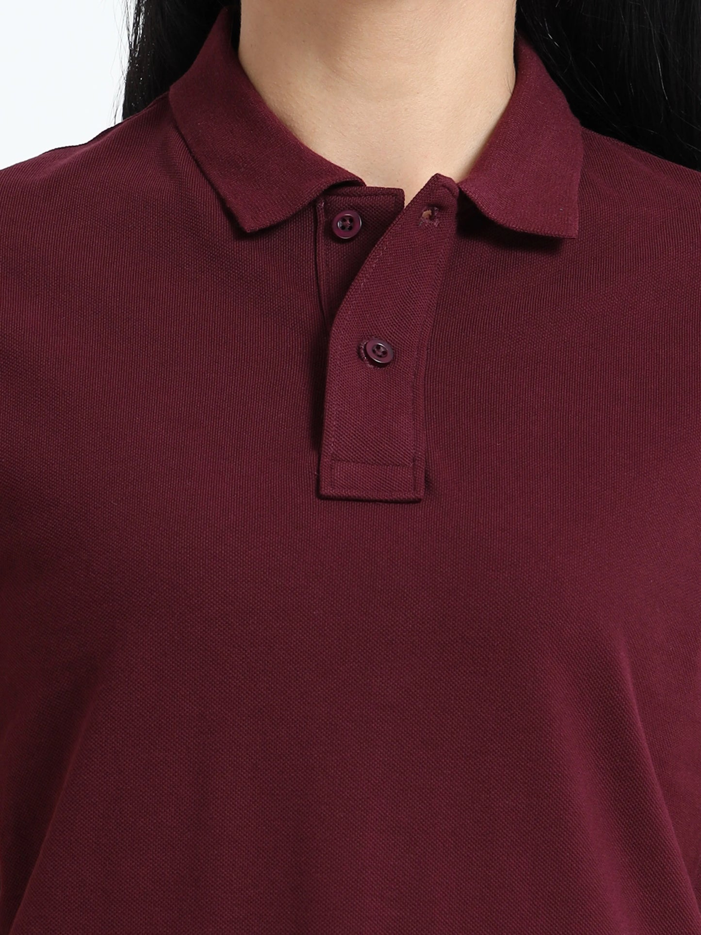 Women’s Comfort Cotton Polo - Maroon | PallyWear