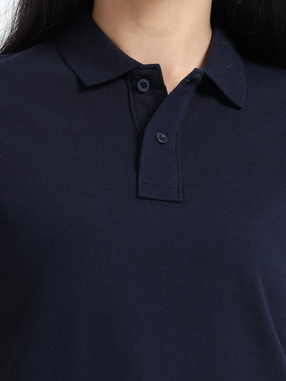 Women’s Comfort Cotton Polo - Navy Blue | PallyWear