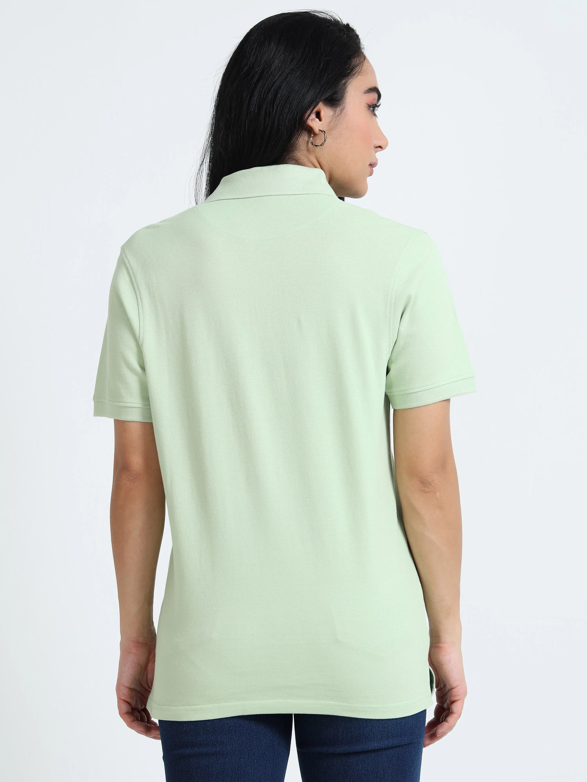 Women’s Comfort Cotton Polo - Pista Green | PallyWear