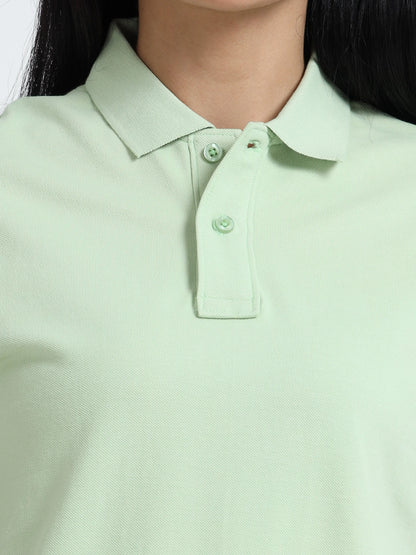 Women’s Comfort Cotton Polo - Pista Green | PallyWear