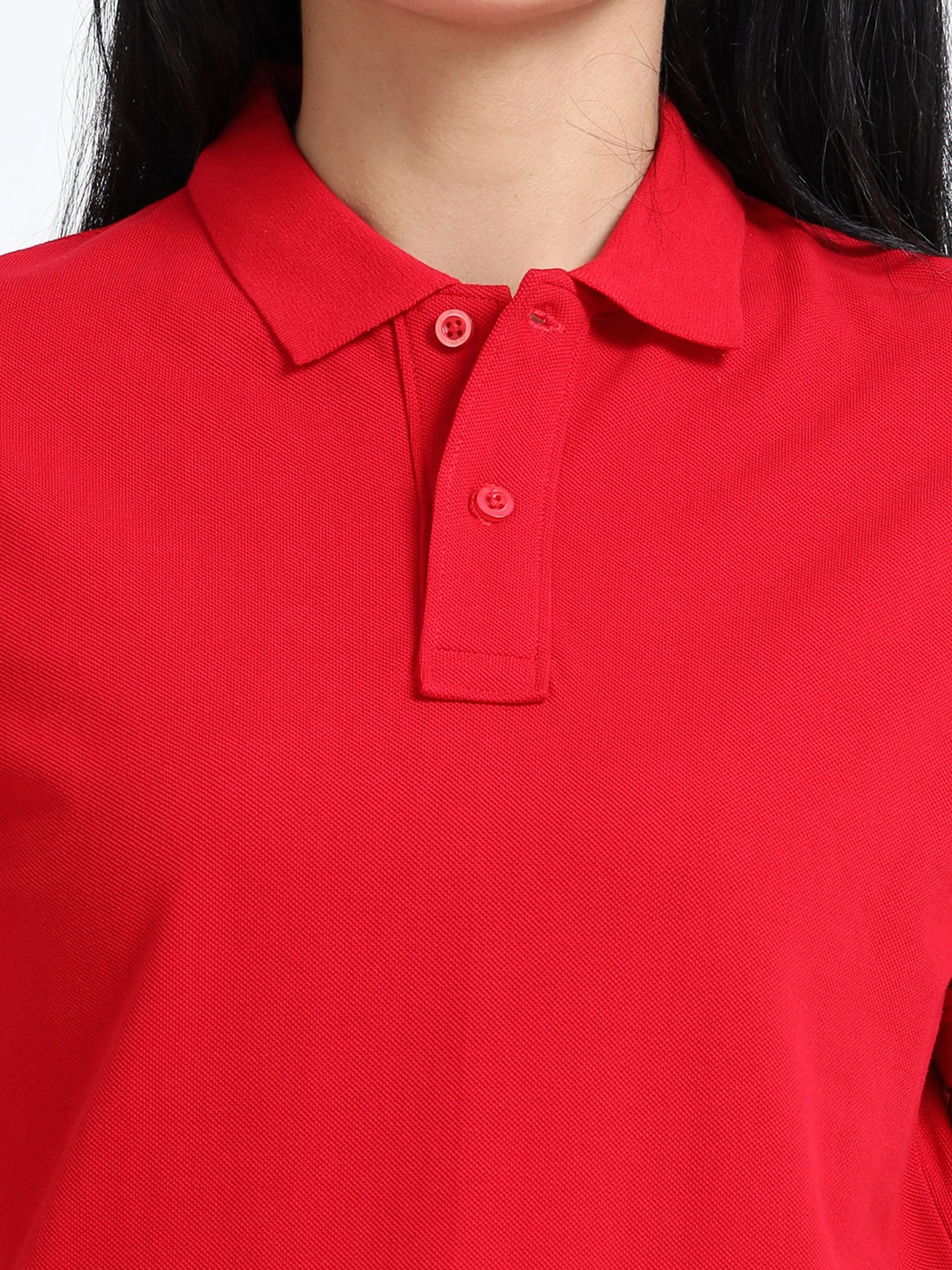 Women’s Comfort Cotton Polo - Red | PallyWear