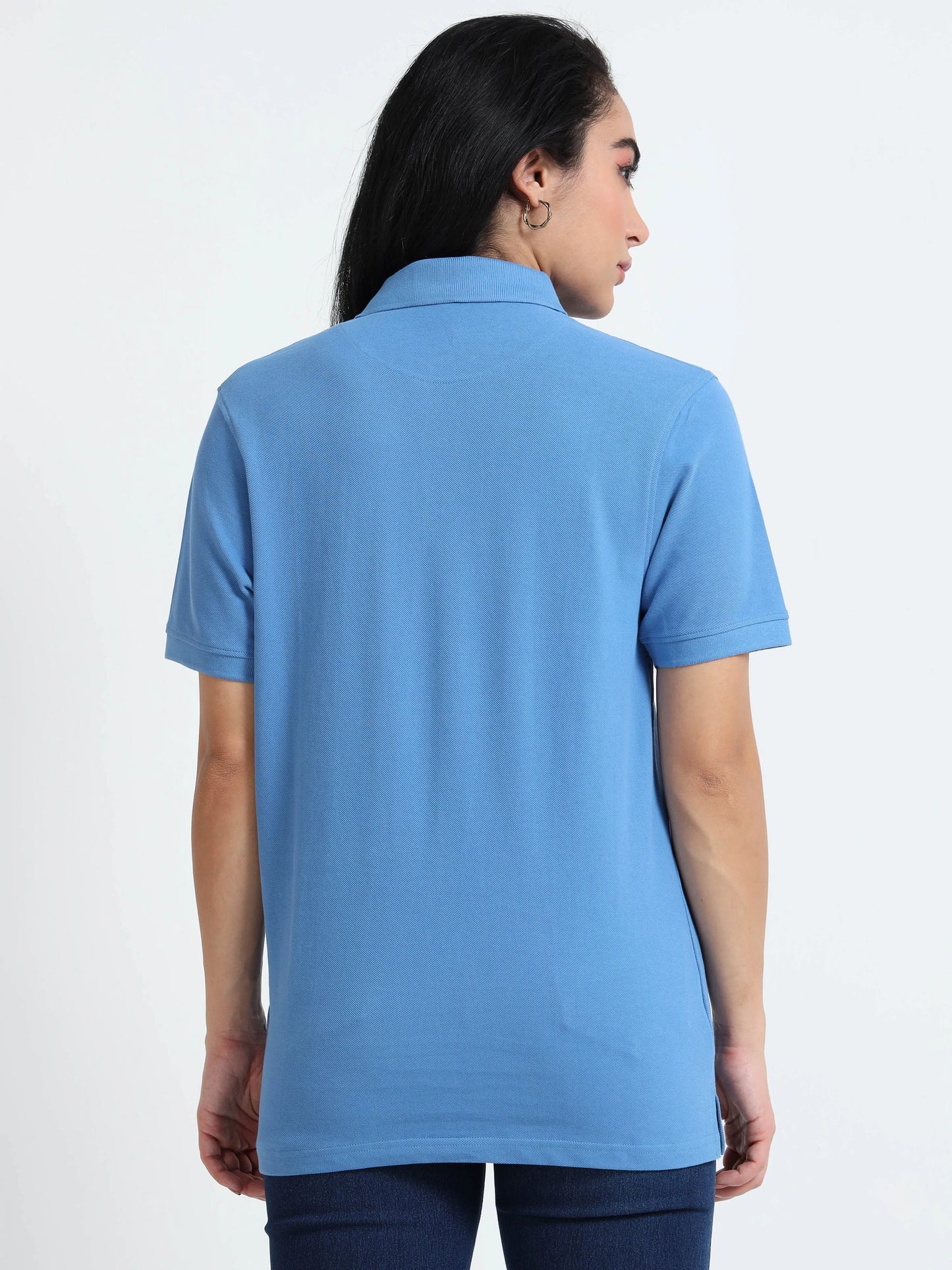 Women’s Comfort Cotton Polo - Sky blue | PallyWear