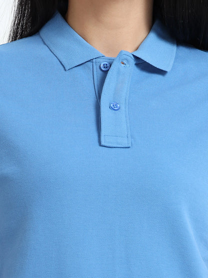 Women’s Comfort Cotton Polo - Sky blue | PallyWear