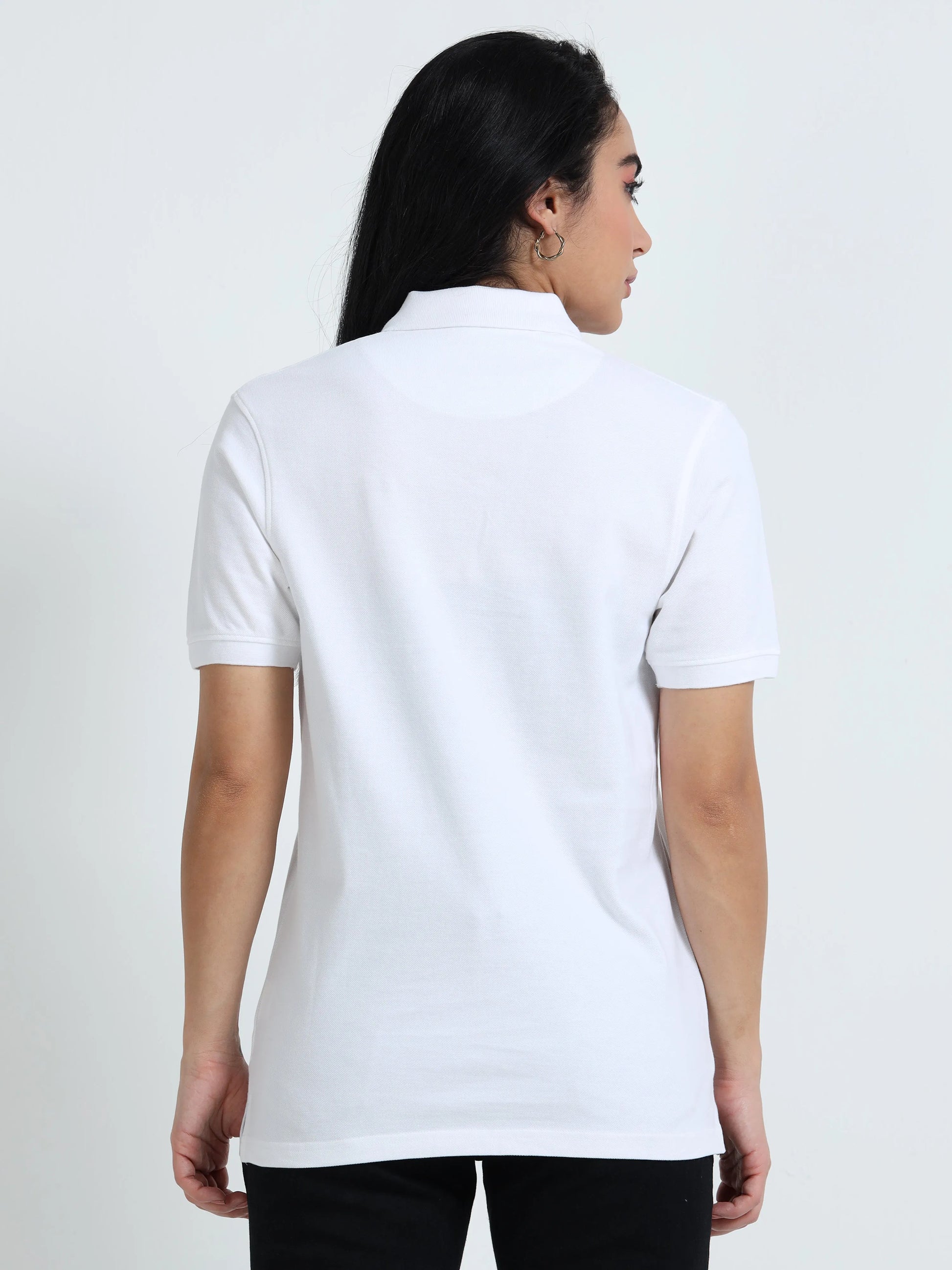 Women’s Comfort Cotton Polo - White | PallyWear