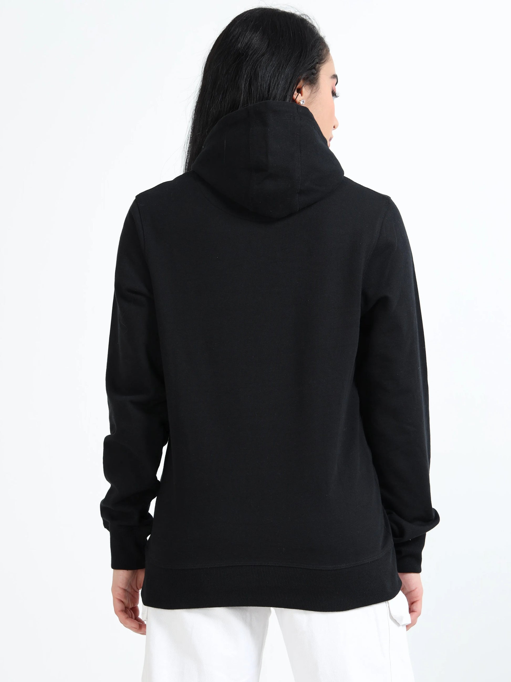 Women’s Cotton Hoodie - Black (Regular Fit) | PallyWear