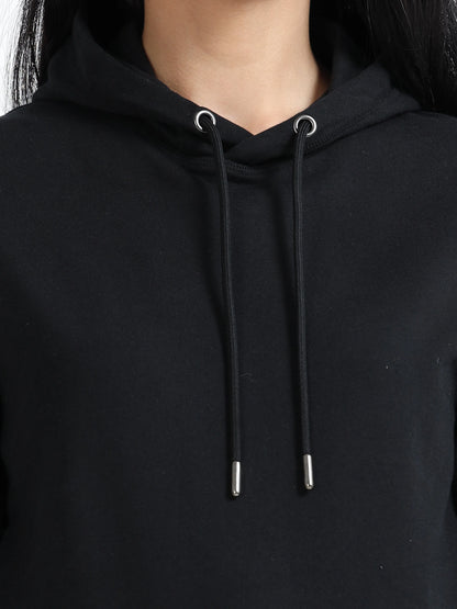 Women’s Cotton Hoodie - Black (Regular Fit) | PallyWear
