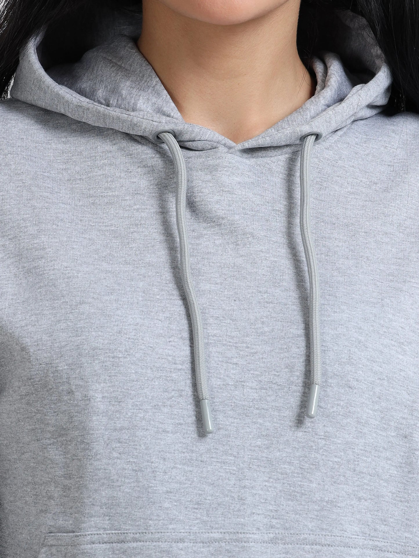 Women’s Cotton Hoodie - Light Grey (Regular Fit) | PallyWear