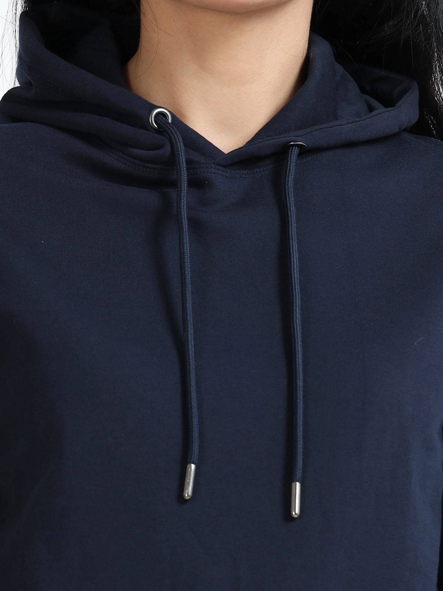 Women’s Cotton Hoodie - Navy Blue (Regular Fit) | PallyWear