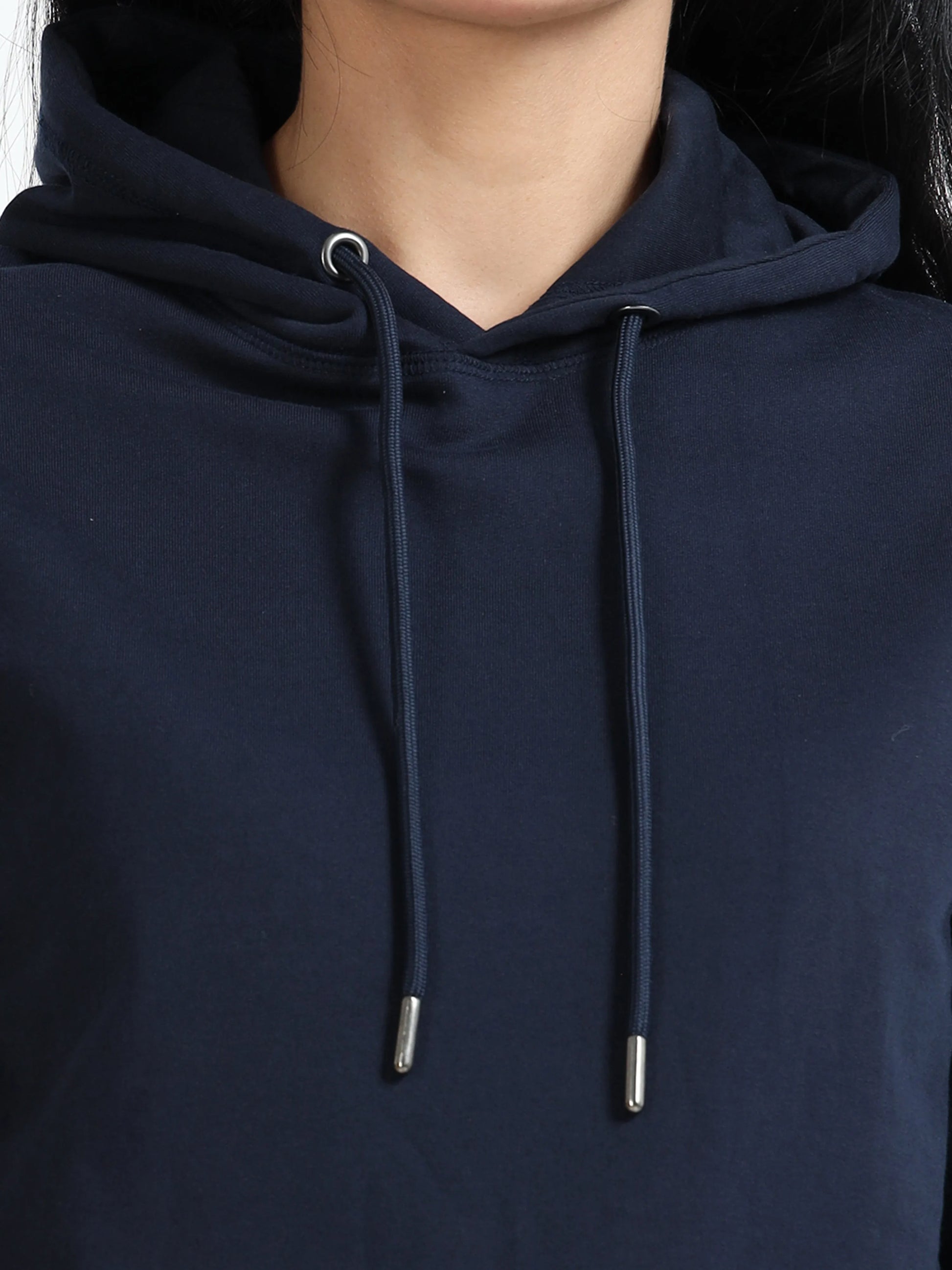 Women’s Cotton Hoodie - Navy Blue (Regular Fit) | PallyWear