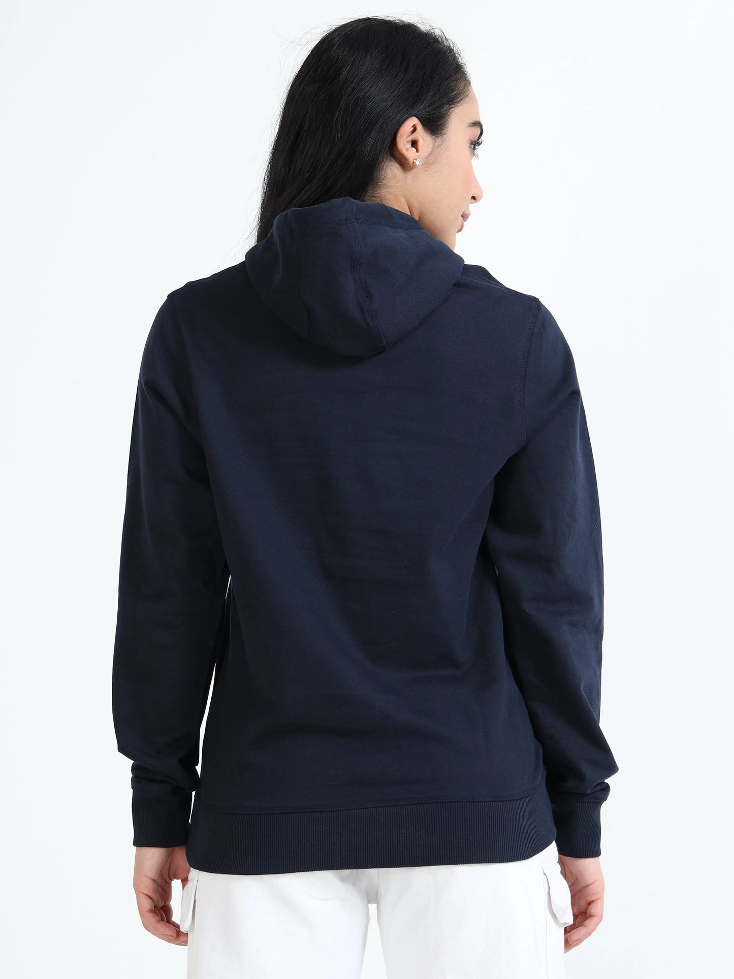 Women’s Cotton Hoodie - Navy Blue (Regular Fit) | PallyWear