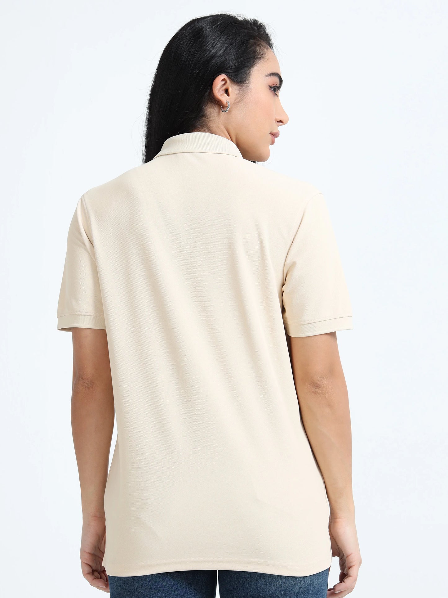 Women’s Everyday Polo T-Shirt - Beige | PallyWear
