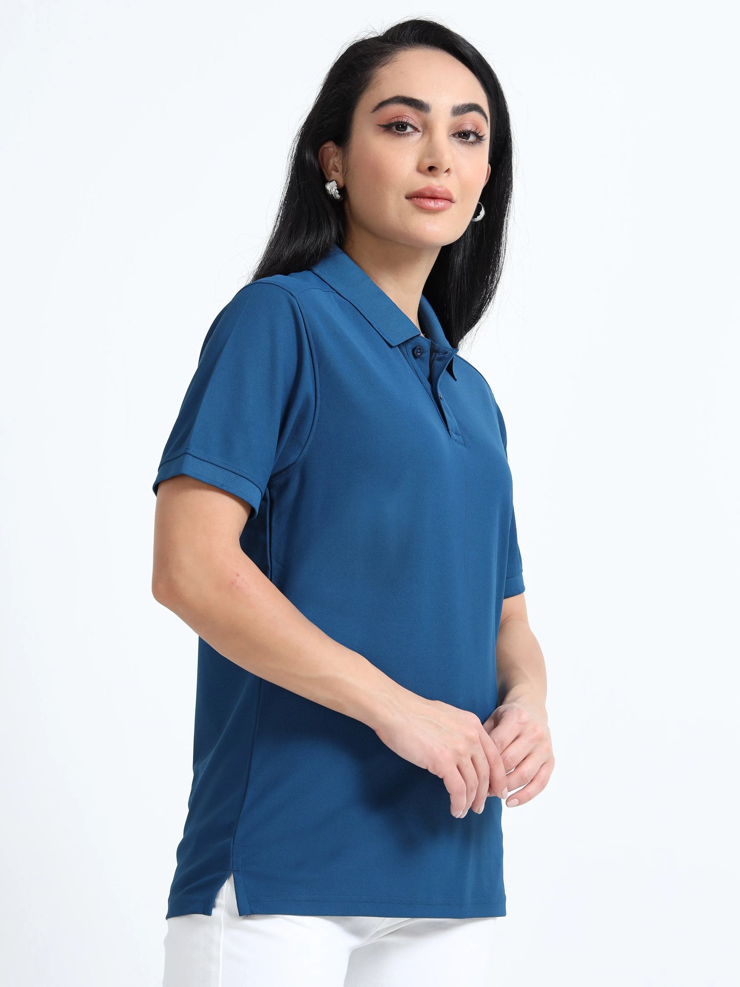 Women’s Everyday Polo T-Shirt - Blue | PallyWear