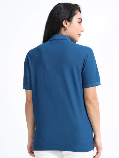 Women’s Everyday Polo T-Shirt - Blue | PallyWear