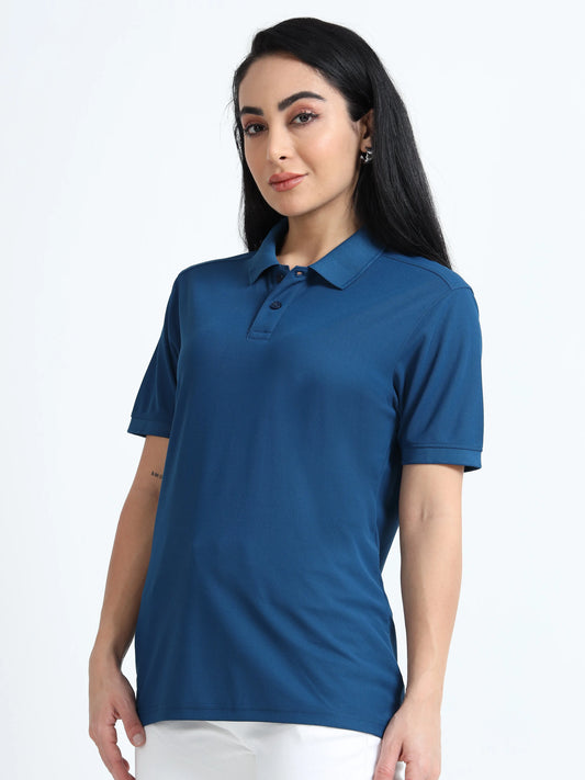 Women’s Everyday Polo T-Shirt - Blue | PallyWear