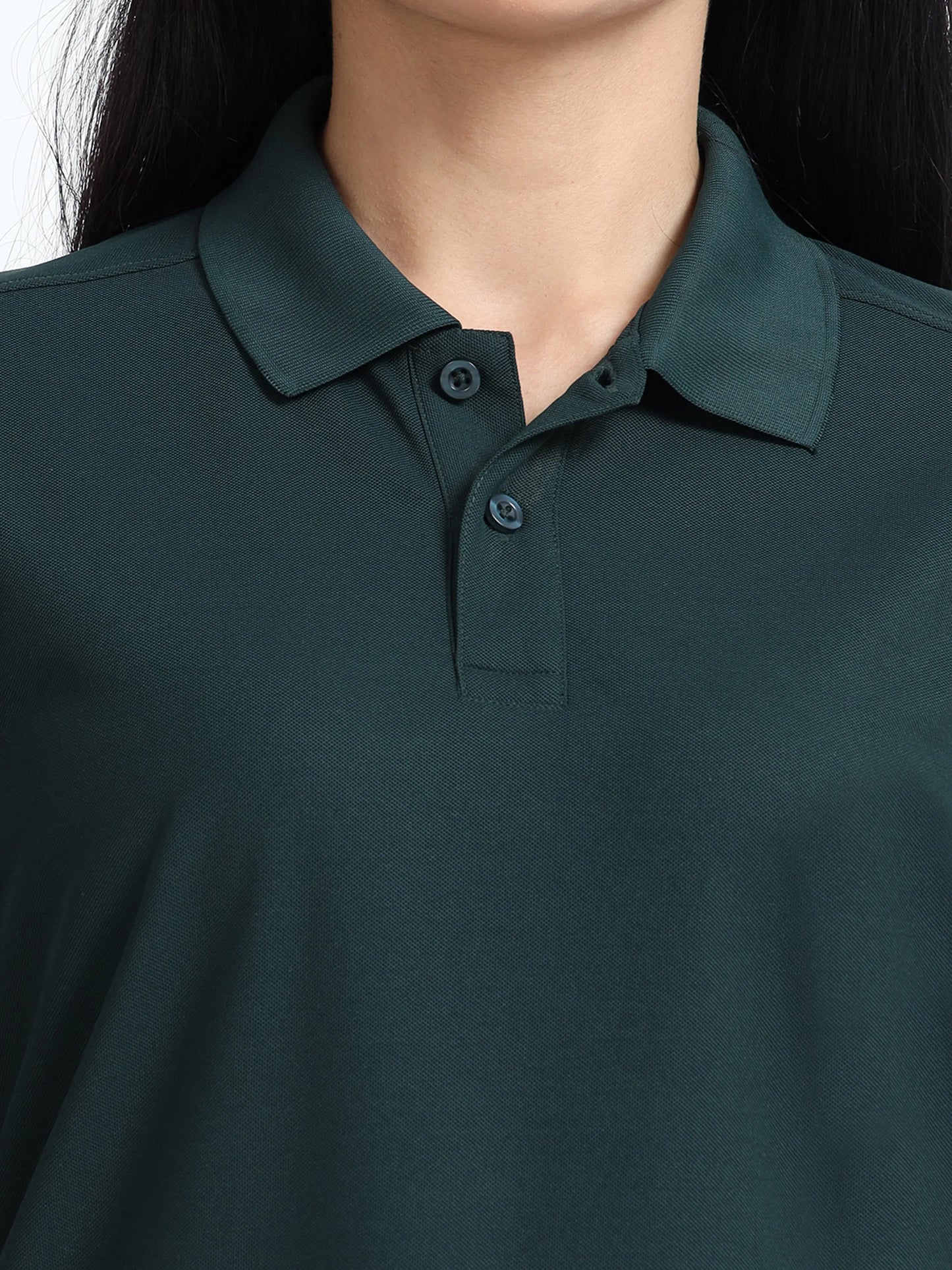 Women’s Everyday Polo T-Shirt - Bottle Green | PallyWear
