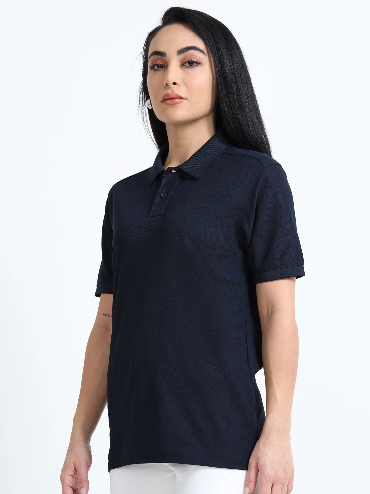 Women’s Everyday Polo T-Shirt - Navy Blue | PallyWear