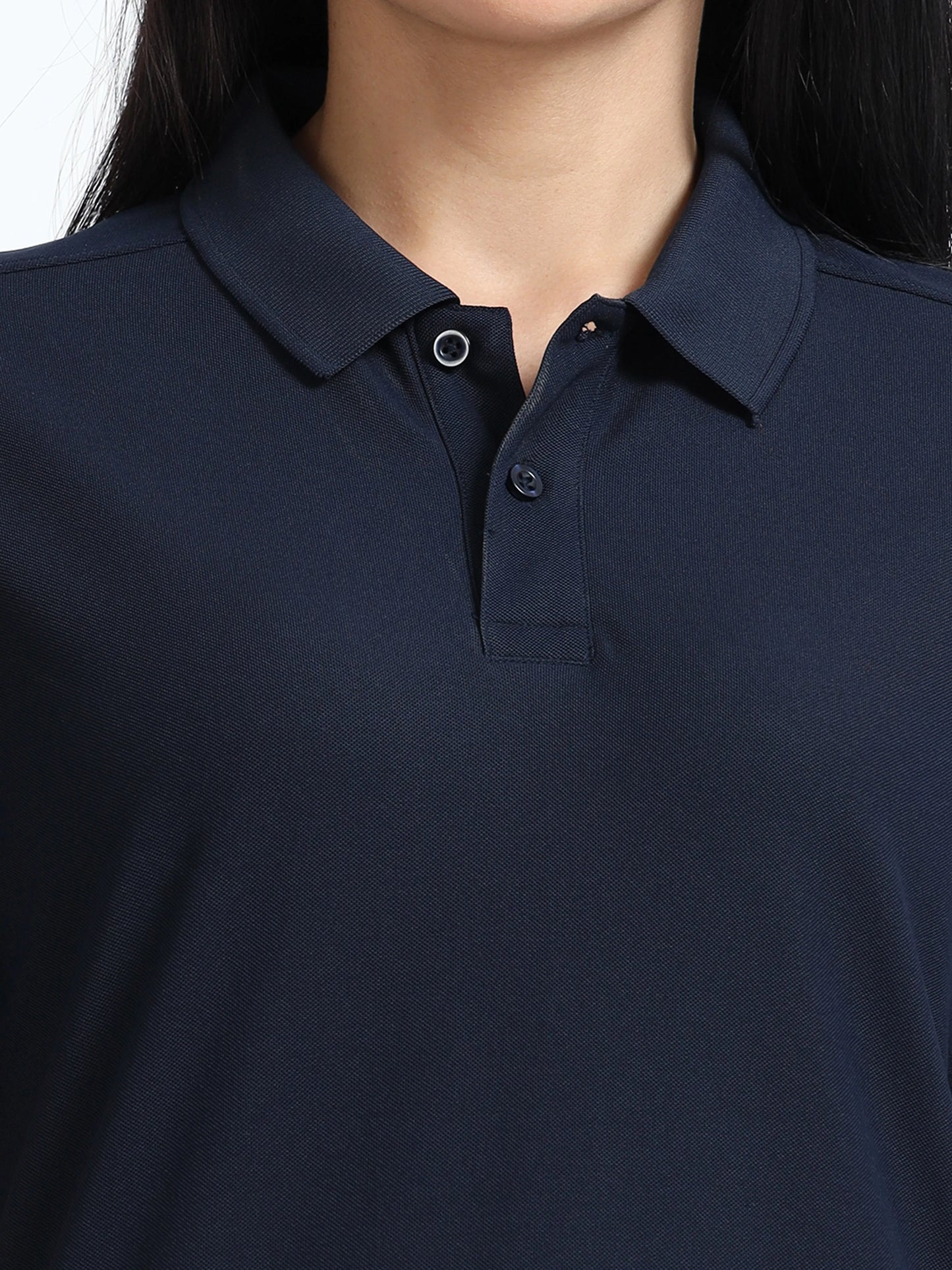 Women’s Everyday Polo T-Shirt - Navy Blue | PallyWear