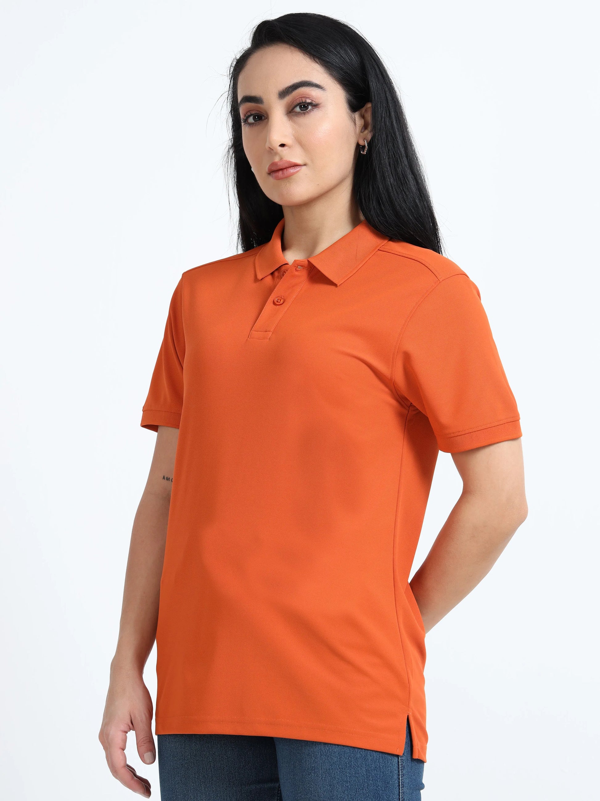 Women’s Everyday Polo T-Shirt - Orange | PallyWear