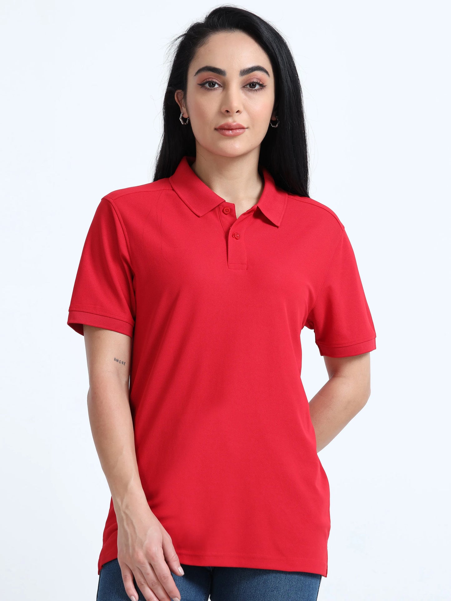 Women’s Everyday Polo T-Shirt - Red | PallyWear