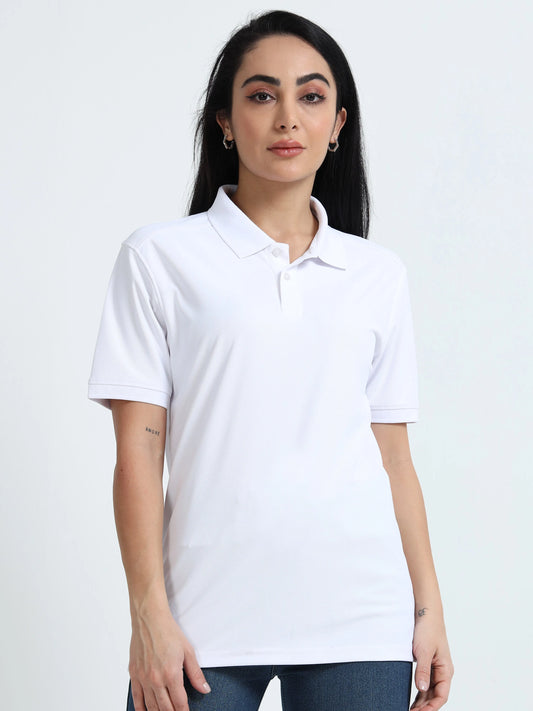 Women’s Everyday Polo T-Shirt - White | PallyWear