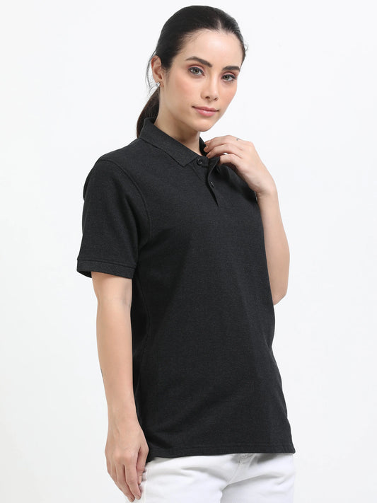 Women’s Premium Blend Polo - Black | PallyWear