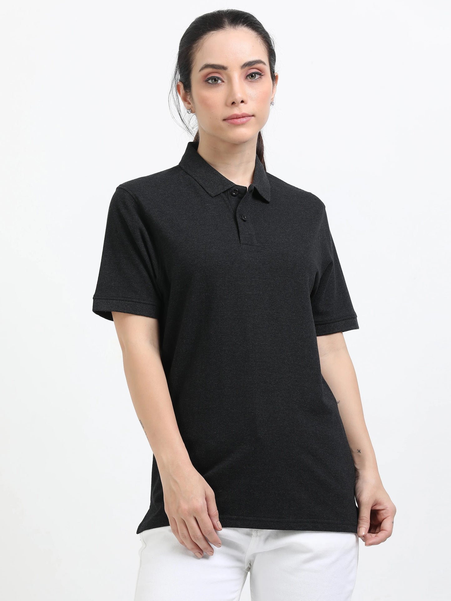 Women’s Premium Blend Polo - Black | PallyWear