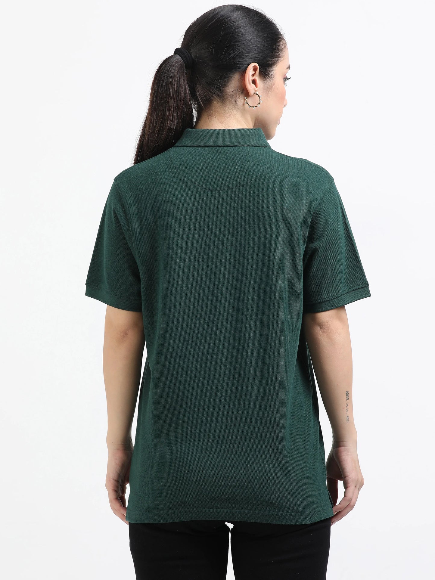 Women’s Premium Blend Polo - Bottle Green | PallyWear